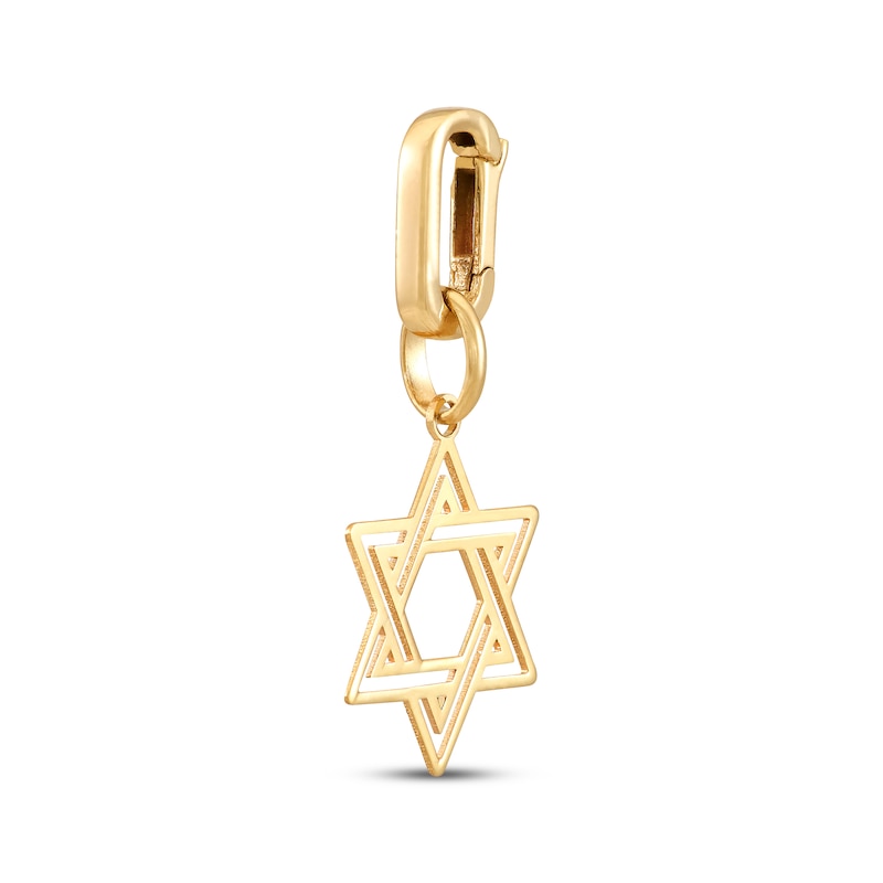 Main Image 4 of Charmed Memories Star of David Charm 10K Yellow Gold