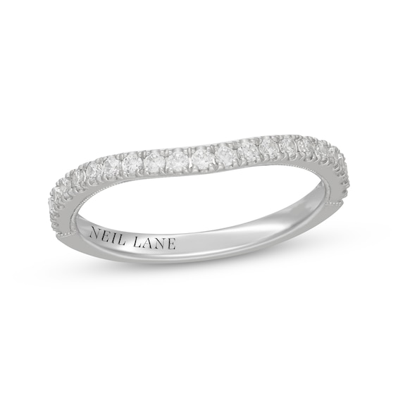 Neil Lane Diamond Contour Wedding Band 1/3 ct tw 14K White Gold