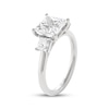 Thumbnail Image 2 of THE LEO Legacy Lab-Grown Diamond Princess-Cut Three-Stone Engagement Ring 2-1/2 ct tw 14K White Gold