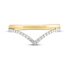 Thumbnail Image 3 of STUDIO BY KAY Diamond Chevron Ring 1/8 ct tw 10K Yellow Gold