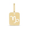 Thumbnail Image 1 of Charmed Memories Zodiac Capricorn Cutout Charm 10K Yellow Gold