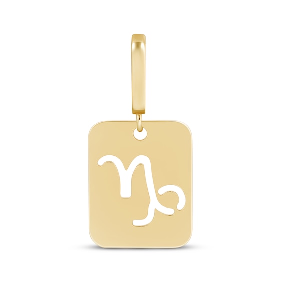 Charmed Memories Zodiac Capricorn Cutout Charm 10K Yellow Gold
