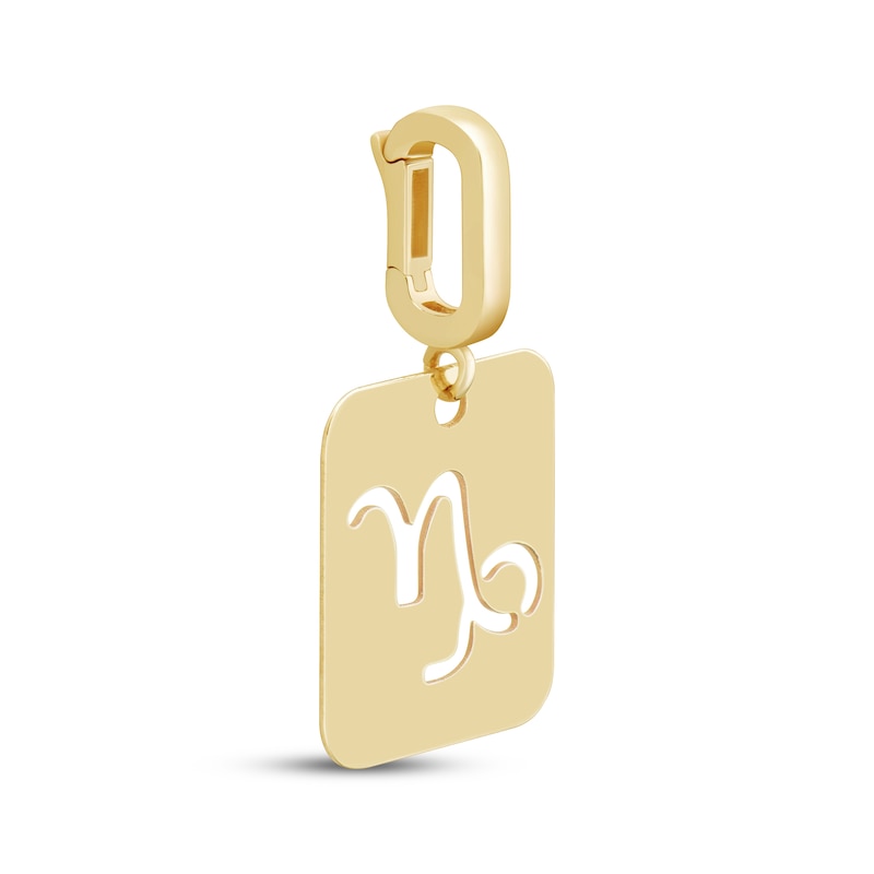 Main Image 2 of Charmed Memories Zodiac Capricorn Cutout Charm 10K Yellow Gold