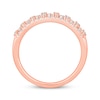 Thumbnail Image 3 of Now + Forever Diamond Multi-Row Anniversary Ring 1/2 ct tw 10K Rose Gold