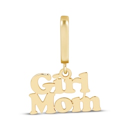 Charmed Memories "Girl Mom" Charm 10K Yellow Gold