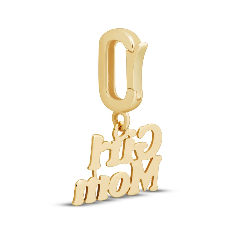 Main Image 3 of Charmed Memories &quot;Girl Mom&quot; Charm 10K Yellow Gold