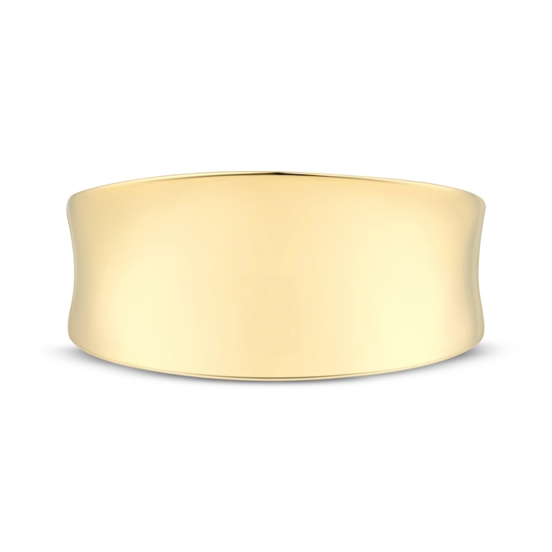 Main Image 3 of Concave Ring 10K Yellow Gold