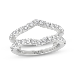 THE LEO Legacy Lab-Grown Diamond Contour Enhancer Ring 1 ct tw 14K White Gold