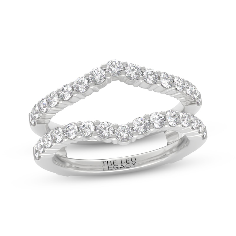 Main Image 1 of THE LEO Legacy Lab-Grown Diamond Contour Enhancer Ring 1 ct tw 14K White Gold