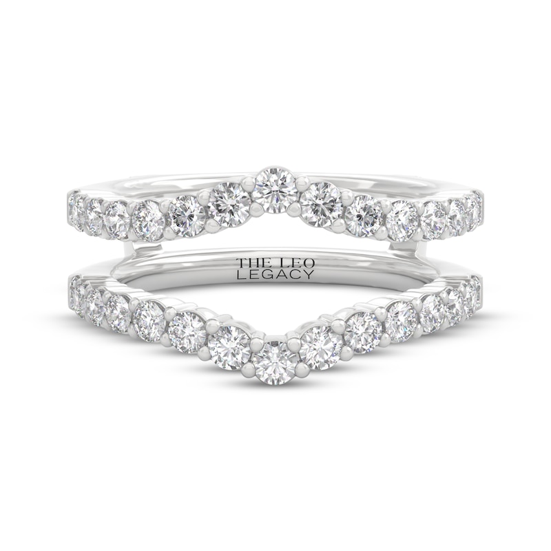 Main Image 3 of THE LEO Legacy Lab-Grown Diamond Contour Enhancer Ring 1 ct tw 14K White Gold