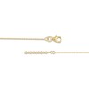 Thumbnail Image 3 of Diamond Clover Station Anklet 1/8 ct tw 10K Yellow Gold 10"