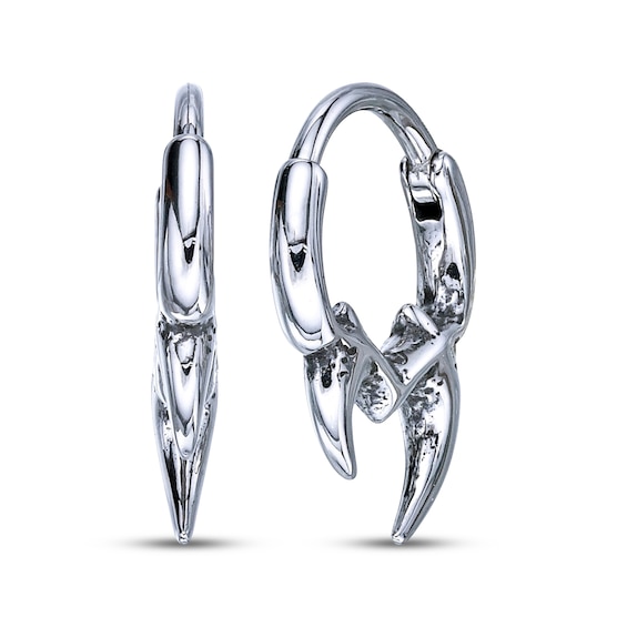 Men's Claw Hoop Earrings Stainless Steel