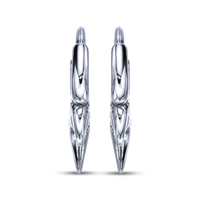 Main Image 2 of Men's Claw Hoop Earrings Stainless Steel