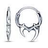 Thumbnail Image 3 of Men's Claw Hoop Earrings Stainless Steel