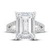 Thumbnail Image 3 of THE LEO Legacy Lab-Grown Diamond Emerald-Cut Engagement Ring 7-5/8 ct tw 14K White Gold