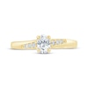 Thumbnail Image 3 of Now + Forever Oval-Cut Diamond Engagement Ring 3/8 ct tw 14K Yellow Gold