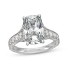 Thumbnail Image 1 of Neil Lane Artistry Heritage Cushion-Cut Lab-Grown Diamond Engagement Ring 4-3/4 ct tw Platinum