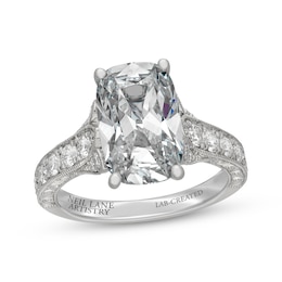 Neil Lane Artistry Heritage Cushion-Cut Lab-Grown Diamond Engagement Ring 4-3/4 ct tw Platinum