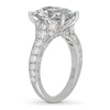 Thumbnail Image 3 of Neil Lane Artistry Heritage Cushion-Cut Lab-Grown Diamond Engagement Ring 4-3/4 ct tw Platinum
