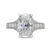 Thumbnail Image 4 of Neil Lane Artistry Heritage Cushion-Cut Lab-Grown Diamond Engagement Ring 4-3/4 ct tw Platinum