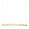 Thumbnail Image 3 of Monique Lhuillier Bliss Marquise-Cut & Round-Cut Lab-Grown Diamond Bar Necklace 7/8 ct tw 24K Yellow Gold Vermeil Sterling Silver 16"