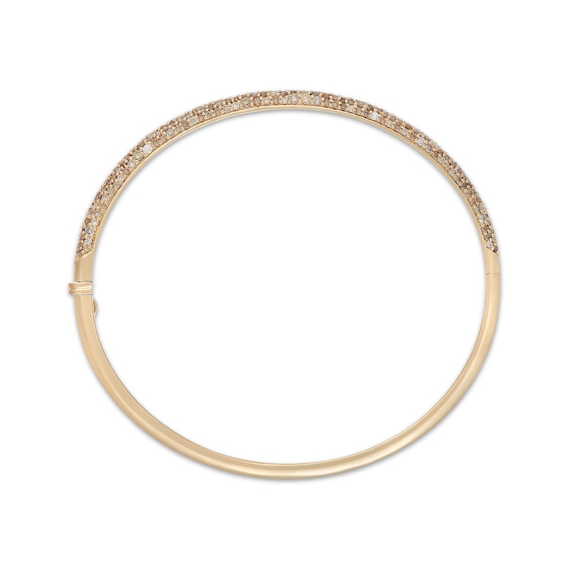 Main Image 3 of Neil Lane Desert Diamonds Wave Bangle Bracelet 2-1/2 ct tw 10K Yellow Gold