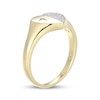 Thumbnail Image 2 of STUDIO BY KAY Lab-Grown Diamond Heart & Star Ring 1/10 ct tw 24K Yellow Gold Vermeil Sterling Silver