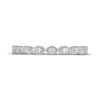 Thumbnail Image 3 of Neil Lane Diamond Scalloped Wedding Band 1/5 ct tw 14K White Gold