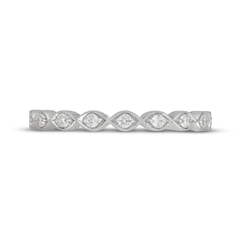 Main Image 3 of Neil Lane Diamond Scalloped Wedding Band 1/5 ct tw 14K White Gold