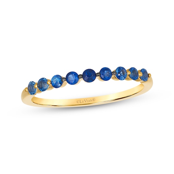 Le Vian Denim Ombré Sapphire Ring 14K Honey Gold