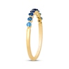 Thumbnail Image 2 of Le Vian Denim Ombré Sapphire Ring 14K Honey Gold