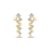 Thumbnail Image 2 of JOUJE Collection Lab-Grown Diamond & Bead Scatter Drop Earrings 1 ct tw 10K Yellow Gold
