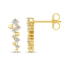 Thumbnail Image 3 of JOUJE Collection Lab-Grown Diamond & Bead Scatter Drop Earrings 1 ct tw 10K Yellow Gold
