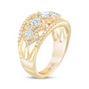 Thumbnail Image 1 of THE LEO First Light Diamond Princess-Cut Anniversary Band 1-1/2 ct tw 14K Yellow Gold