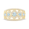Thumbnail Image 3 of THE LEO First Light Diamond Princess-Cut Anniversary Band 1-1/2 ct tw 14K Yellow Gold
