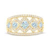 Thumbnail Image 2 of THE LEO First Light Diamond Princess-Cut Anniversary Band 1-1/2 ct tw 14K Yellow Gold