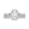 Thumbnail Image 3 of Neil Lane Artistry Oval-Cut Lab-Grown Diamond Bridal Set 1-3/4 ct tw 14K White Gold