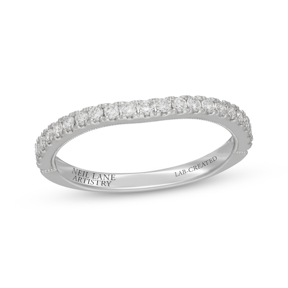 Neil Lane Artistry Lab-Grown Diamond Wedding Band 1/3 ct tw 14K White Gold