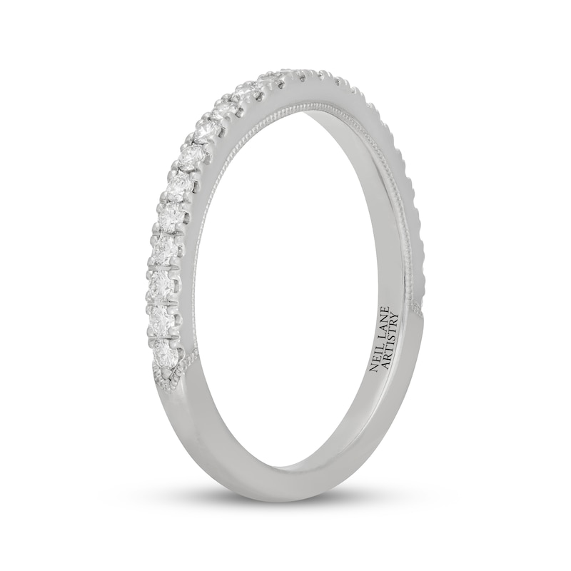 Main Image 8 of Neil Lane Artistry Lab-Grown Diamond Wedding Band 1/3 ct tw 14K White Gold