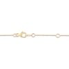 Thumbnail Image 4 of KAY Lab-Grown Diamonds Marquise & Round-Cut Cross Necklace 3/4 ct tw 10K Yellow Gold 18&quot;