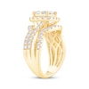 Thumbnail Image 2 of Now + Forever Princess-Cut Diamond Cushion Frame Engagement Ring 2 ct tw 14K Yellow Gold