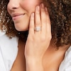 Thumbnail Image 3 of Now + Forever Princess-Cut Diamond Cushion Frame Engagement Ring 2 ct tw 14K Yellow Gold