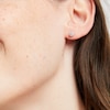Thumbnail Image 2 of Diamond Halo Stud Earrings 1/4 ct tw 10K White Gold