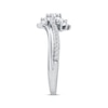 Thumbnail Image 2 of Diamond Three-Stone Bypass Ring 1/2 ct tw 10K White Gold