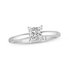 Thumbnail Image 0 of Lab-Created Diamonds by KAY Princess-Cut Solitaire Engagement Ring 3/4 ct tw 14K White Gold (F/SI2)
