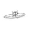 Thumbnail Image 1 of Now + Forever Lab-Grown Diamonds Princess-Cut Solitaire Engagement Ring 3/4 ct tw 14K White Gold (F/SI2)