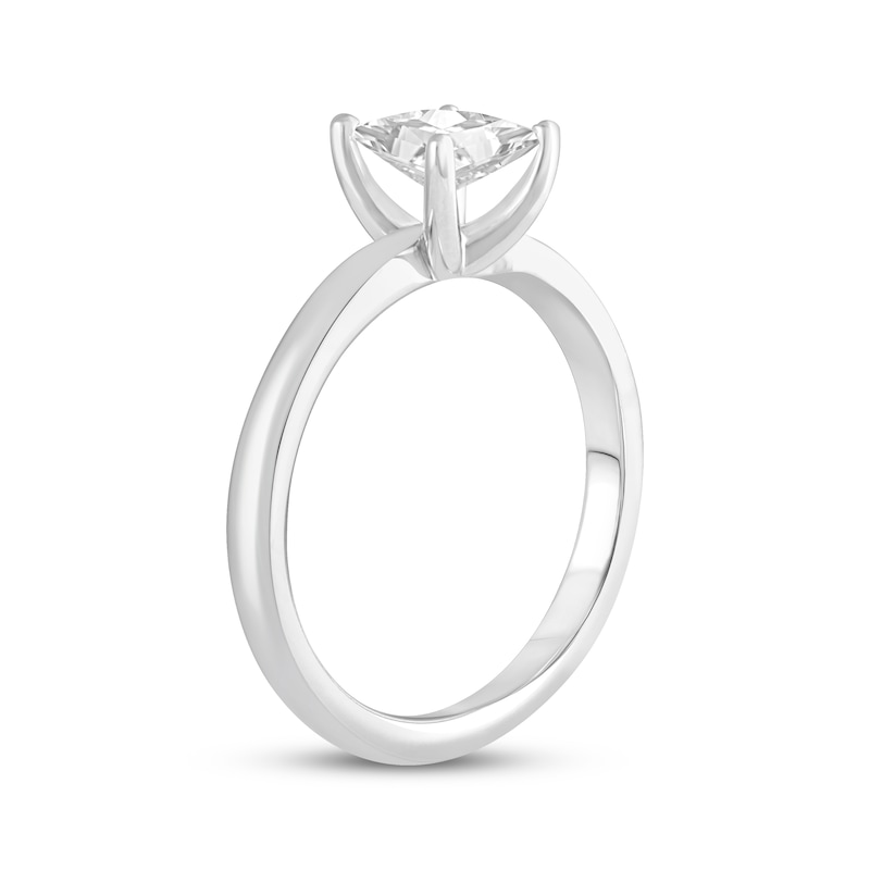 Lab-Created Diamonds by KAY Princess-Cut Solitaire Engagement Ring 3/4 ct tw 14K White Gold (F/SI2)