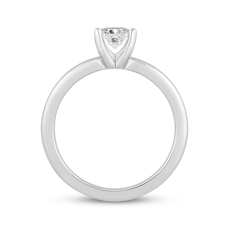 Lab-Created Diamonds by KAY Princess-Cut Solitaire Engagement Ring 3/4 ct tw 14K White Gold (F/SI2)