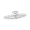 Thumbnail Image 1 of Now + Forever Lab-Grown Diamonds Oval-Cut Solitaire Engagement Ring 3/4 ct tw 14K White Gold (F/SI2)