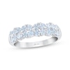 Thumbnail Image 0 of THE LEO First Light Diamond Two-Row Anniversary Ring 1 ct tw 14K White Gold